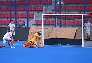 ﻿ ஹாக்கி ஜூனியர் உலக கோப்பை சென்னையில் பிரான்ஸ் அணி பயிற்சி