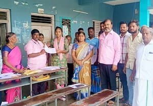 ﻿ எஸ்.ஐ.ஆர்., பணி தி.மு.க.வினர் ஆய்வு