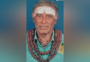 ﻿ கோவில் துாய்மை சேவகர் ஆடலரசன் காலமானார்