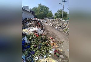 ﻿ குப்பையோடு சேர்ந்து பூவும் 'நாறுது'