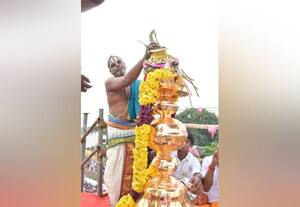 ﻿ சேவூர் பெருமாள் கோவில் கும்பாபிேஷகம் கோலாகலம் பக்தர்கள் திரண்டனர்