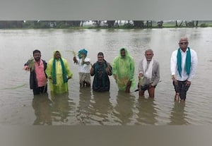 ﻿ காரைக்காலில் 19.4 செ.மீ., மழை நெற்பயிர்கள் நீரில் மூழ்கின