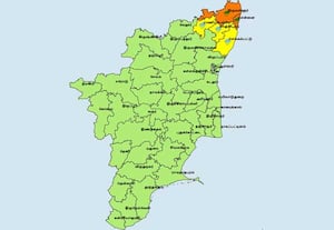 டிட்வா புயல் வேகம் குறைந்தது; சென்னை, திருவள்ளூருக்கு ஆரஞ்சு அலெர்ட்