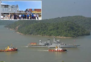 தத்தளிக்கும் இலங்கைக்கு இந்தியா உதவிக்கரம்: நிவாரணப் பொருட்களுடன் சென்ற ஐ.என்.எஸ்., சுகன்யா!