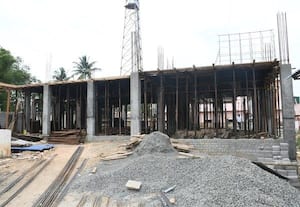 ﻿ சார்-பதிவாளர் அலுவலகம் கட்டுமான பணி தீவிரம்