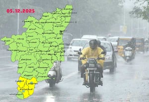 இன்று 13 மாவட்டம், நாளை 3 மாவட்டங்களுக்கு கனமழை எச்சரிக்கை