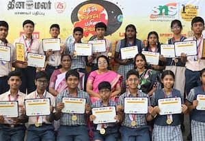  'தினமலர் பட்டம்' வினாடி - வினா போட்டி அரையிறுதிக்கு மாணவர்கள் தகுதி 