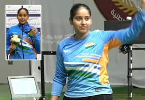 உலக துப்பாக்கி சுடுதல்: ﻿இந்தியாவின் சிம்ரன்பிரீத் கவுர் 'தங்கம்'