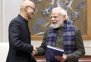 இந்தியாவில் ரூ.1.57 லட்சம் கோடி மைக்ரோசாப்ட் முதலீடு: பிரதமரை சந்தித்த பிறகு சத்யநாதெல்லா அறிவிப்பு