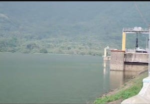 ﻿ நிரம்பியது  அய்யம்பாளையம் மருதாநதி அணை