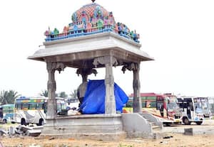 ﻿ கிடப்பில் ராமேஸ்வரம் கோயில் யானை மணிமண்டபம் கட்டடம்