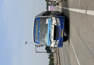 ﻿ பழுதான பஸ்சால் பரிதவித்த பயணிகள்