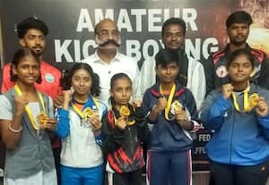 ﻿ மாநில கிக்பாக்சிங் போட்டியில் ஆண்டிபட்டி மாணவிகள் சாதனை