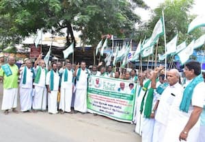 ﻿ காவேரி - வைகை - குண்டாறு திட்டம் பணியை விரைவுபடுத்த ஆர்ப்பாட்டம்