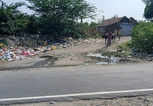 ﻿ கழிவுநீர் தேக்கம் நோய் அபாயம்
