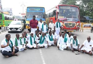 ﻿ விழுப்புரத்தில் விவசாய சங்கத்தினர் சாலை மறியல்