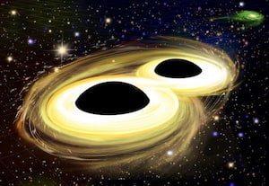 இரண்டு கருந்துளைகள் இணைய முடியுமா?