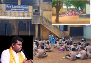 தந்தைக்குச் சிலை முக்கியமா? அரசுப் பள்ளிகளுக்கு கட்டடங்கள் முக்கியமா? முதல்வருக்கு அண்ணாமலை கேள்வி