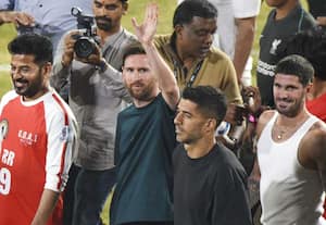 ஐதராபாத்தில் மெஸ்ஸி 'மேஜிக்' * ரசிகர்கள் உற்சாகம்