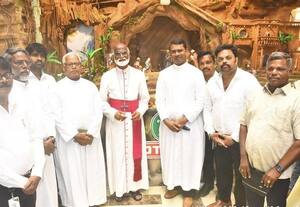  போத்தீஸ் நிறுவனத்தில் கிறிஸ்துமஸ் குடில் திறப்பு