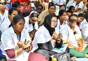  ஆறாவது நாளாக நர்ஸ்கள் போராட்டம்