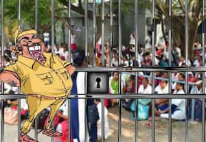 கழிப்பறைக்கு சென்ற செவிலியர்களையும் வழிமறித்து கைது செய்த போலீஸ்