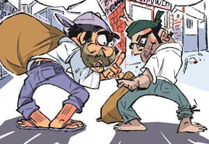  ஒரே நாள் இரவில் 17 கடைகளில் கொள்ளை; போலீஸ் ஸ்டேஷன் அருகிலேயே துணிகரம்