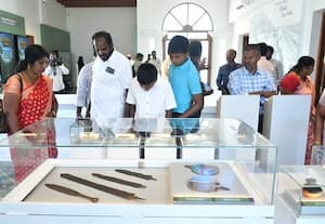  பொருநை அருங்காட்சியகத்தில் முதல் நாளில் குவிந்த மக்கள்