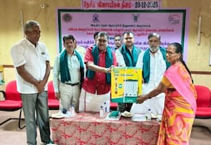  நெற்பயிரில் அதிக மகசூல் பெற பயிர் மேலாண் தொழில்பயிற்சி, இடுபொருள்கள் வழங்கல்