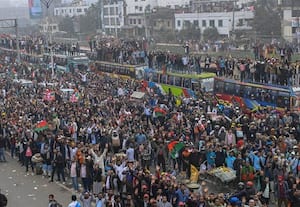  வங்கதேசத்துக்காக என்னிடம் ஒரு திட்டம் உள்ளது: நாடு திரும்பிய முன்னாள் பிரதமர் மகன் பேச்சு