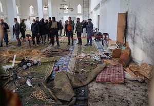  சிரியா மசூதியில் குண்டுவெடிப்பு 8 பேர் பலி