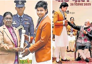  வைபவ் சூர்யவன்ஷிக்கு விருது; ஜனாதிபதி முர்மு வழங்கினார்