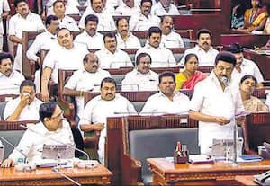  சட்டசபையில் சபாநாயகருக்கு பின்னால் ஒளிந்துகொள்ளும் தொடைநடுங்கி யார்? ஸ்டாலினுக்கு அ.தி.மு.க., கேள்வி