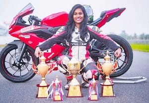 அஜித்துடன் பைக் ரேஸ் சாதனைப்பெண் நிவேதாவின் ஆசை