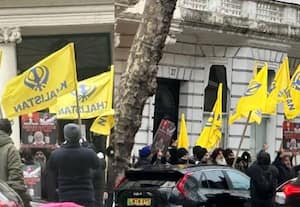  லண்டனில் ஹிந்துக்கள் போராட்டத்தில் காலிஸ்தான் ஆதரவாளர்களால் குழப்பம்