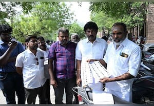  அமைச்சர் மூர்த்தி தொகுதியில் ஒரே வீட்டில் 211 ஓட்டுகள்; கலெக்டரிடம் பா.ஜ., புகார்