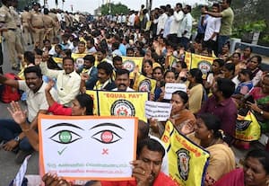  இடைநிலை ஆசிரியர்கள் போராட்டம் 5வது நாளாக சென்னையில் நீடிப்பு