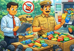 மாவட்டத்தில் குட்கா பொருட்கள் பறிமுதல்...﻿ 6,224 கிலோ!ஓராண்டில் காவல்துறை நடவடிக்கை