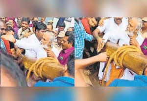 பாரத் மாதா கீ ஜே,: பக்தர்கள் கோஷம்;  அமைச்சர் சேகர்பாபு ஆத்திரம்