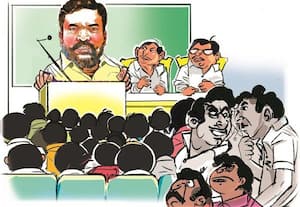  நெற்றி விபூதியை அழிச்சிட்டு 'போஸ்' கொடுத்தாரே!