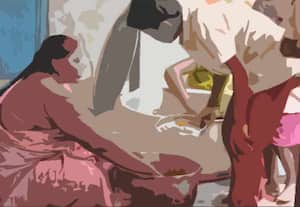 சத்துணவு சமையல் உதவியாளர் பணி நேர்முக தேர்வு முடிவிற்காக  ﻿ காத்திருப்பு ஆறு  மாதங்களாகியும்  நியமிக்காததால் கூடுதல் பணியால்  சிரமம்