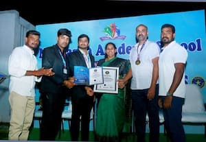  நந்தனா அகாடமி பள்ளியில் சிலம்ப அங்கீகார சாதனை