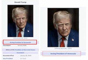 நான் தான் வெனிசுலா அதிபர்: அறிவித்தார் டிரம்ப்