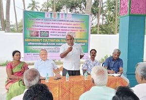  மணிலா சாகுபடி பயிற்சி முகாம்