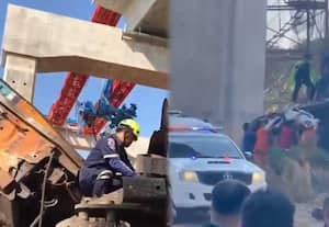 தாய்லாந்தில் ரயில் மீது ராட்சத கிரேன் விழுந்த விபத்தில் 22 பேர் பலி