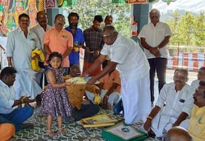  தைப்பூச திருவிழா அழைப்பிதழ் சுவாமி பாதத்தில் வைத்து பூஜை