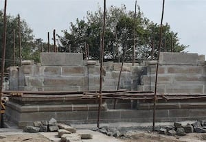  நெற்குணம் ஆளுடைய நாயனார் கோவில் பழமை மாறாமல் புதுப்பிக்கும் பணி தீவிரம்