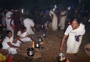  'கன்னி' கோலத்தில் பொங்கல் வைக்கும் பெண்கள்; 5 ஆண்டுக்கு ஒருமுறை நடக்கும் அபூர்வ திருவிழா
