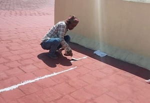  ஆயிரங்கால் மண்டப கூரையை சீரமைத்த கோவில் நிர்வாகம்