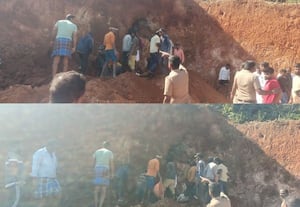 நீலகிரியில் கட்டுமான பணியின் போது மண் சரிந்து விபத்து; தொழிலாளர்கள் 3  பேர் மாயம்